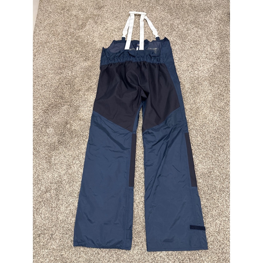 West Marine Nautical Gear Mens XL Sailing Bibs Blue Waterproof Sailing Overalls